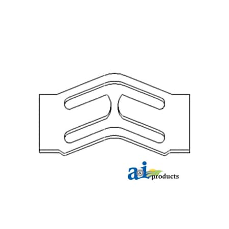 A & I Products Clip, Grille 3" x5" x1" A-C7NN8A067A